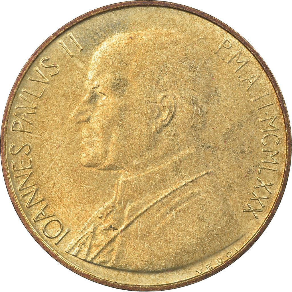 Vatican City | 20 Lire Coin | John Paul II | Km:144 | 1979 - 1980