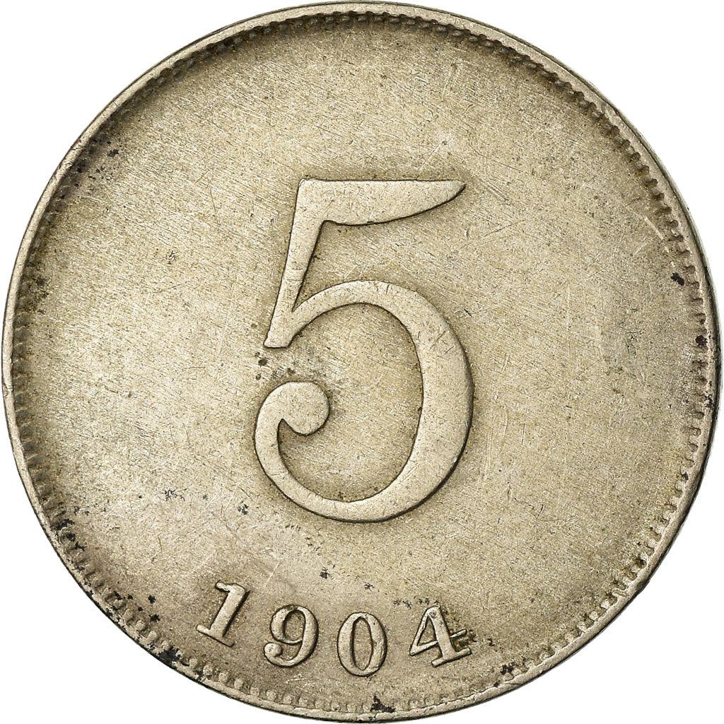 Haiti | 5 Centimes Coin | Cannon | KM:52 | 1904