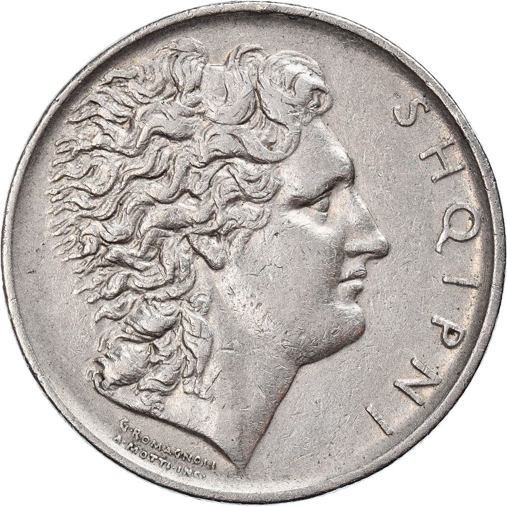 Albania | 1 Lek Coin | Alexander the Great | KM:5 | 1926 - 1931