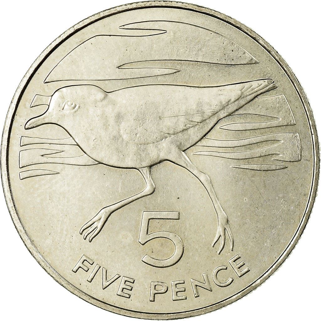 Sant'Elena e Ascensione | Moneta da 5 Pence | Elisabetta II | Wirebird | Km:3 | 1984