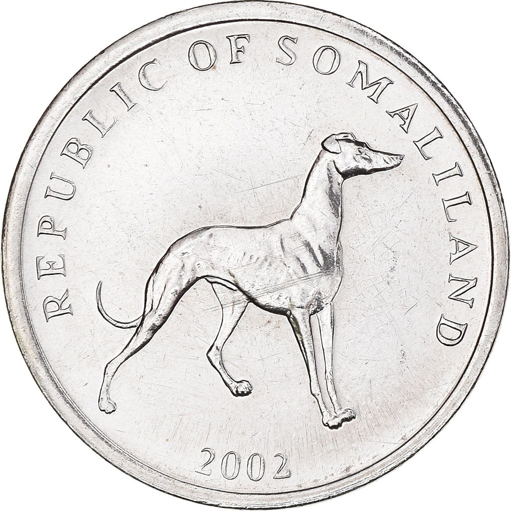 Somaliland | 20 Shillings Mønt | Greyhound Hund | KM:6 | 2002