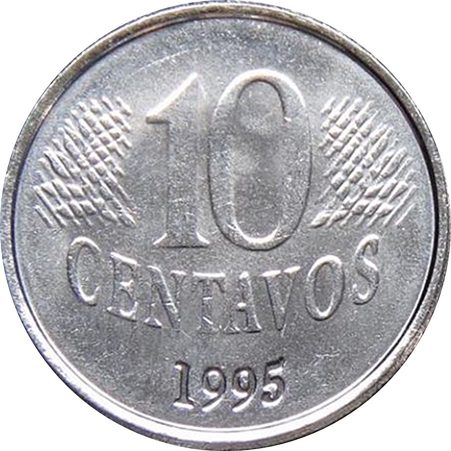 Brazil 10 Centavos Coin | FAO | KM641 | 1995