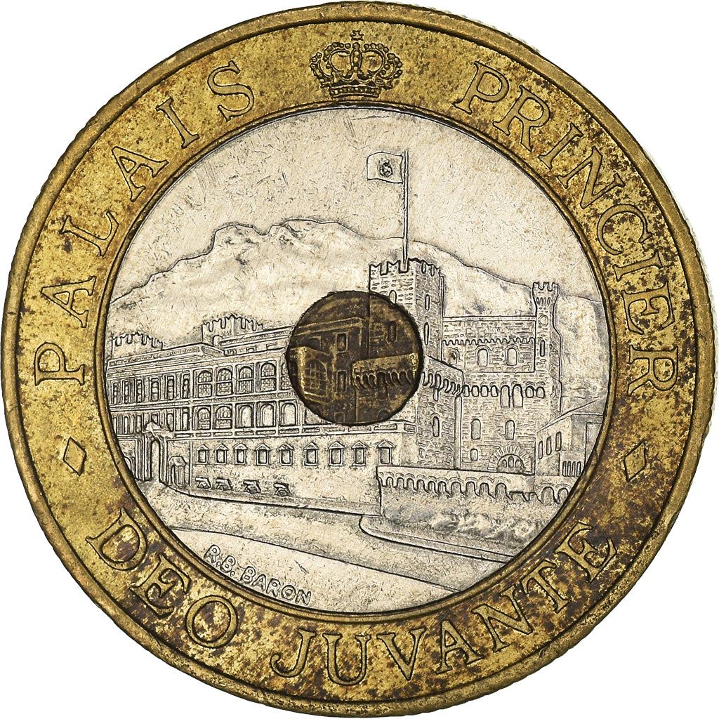 Monaco | 20 Francs Coin | Trimetallic | Palace | KM:165 | 1992-1997