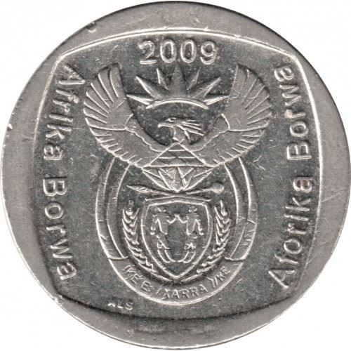 South Africa | 2 Rand Coin | Aforika Borwa | KM469 | 2009