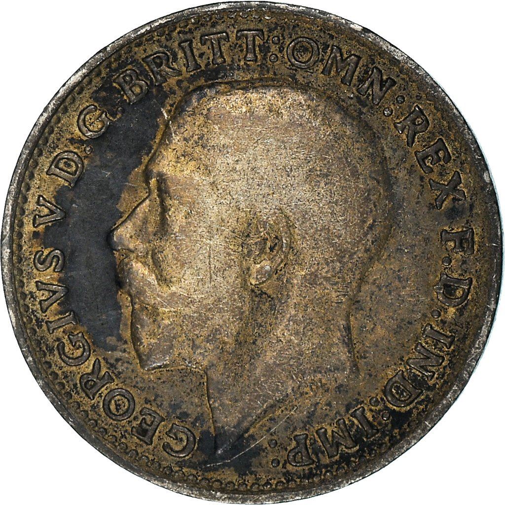 United Kingdom | 3 Pence Coin | George V | KM:813a | 1920 - 1927