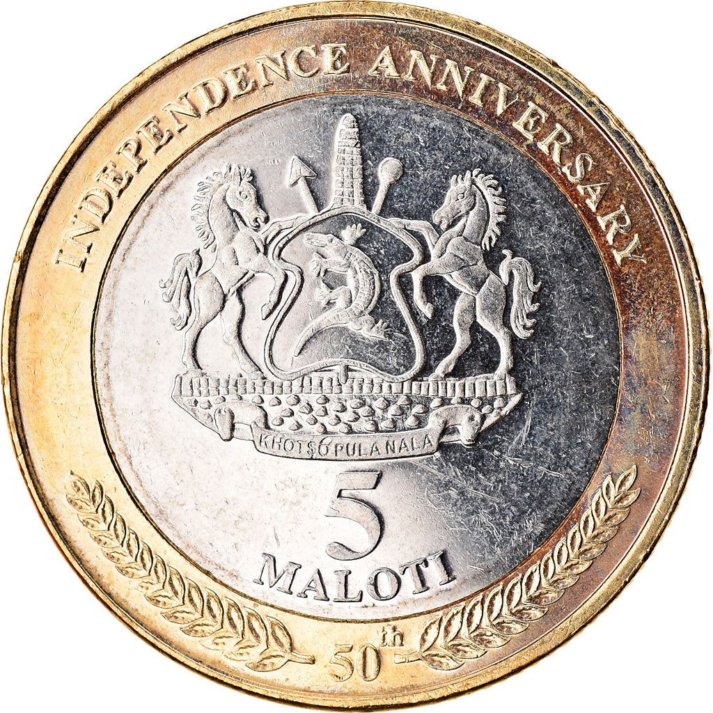 Lesotho | 5 Maloti Coin | King Letsie III | 2016