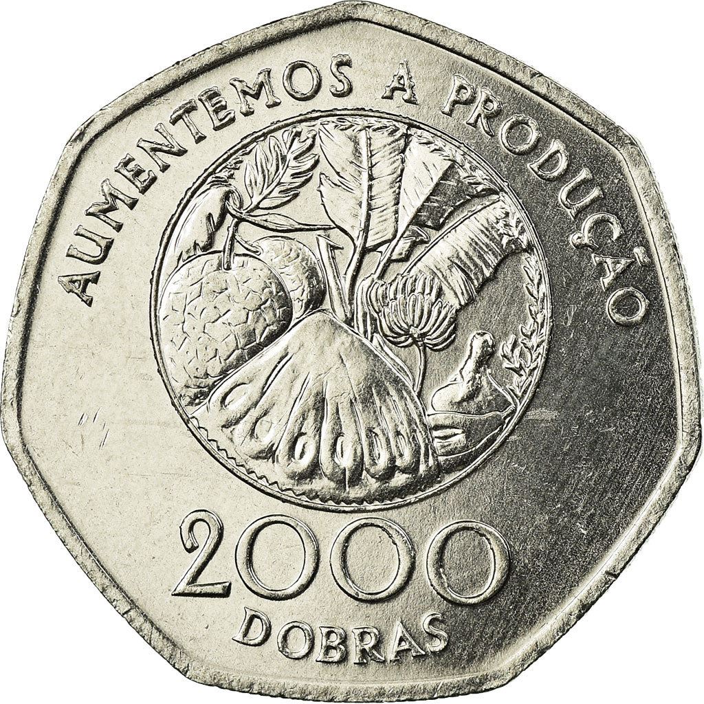 Sao Tome and Principe | 2000 Dobras Coin | FAO | Km:91 | 1997