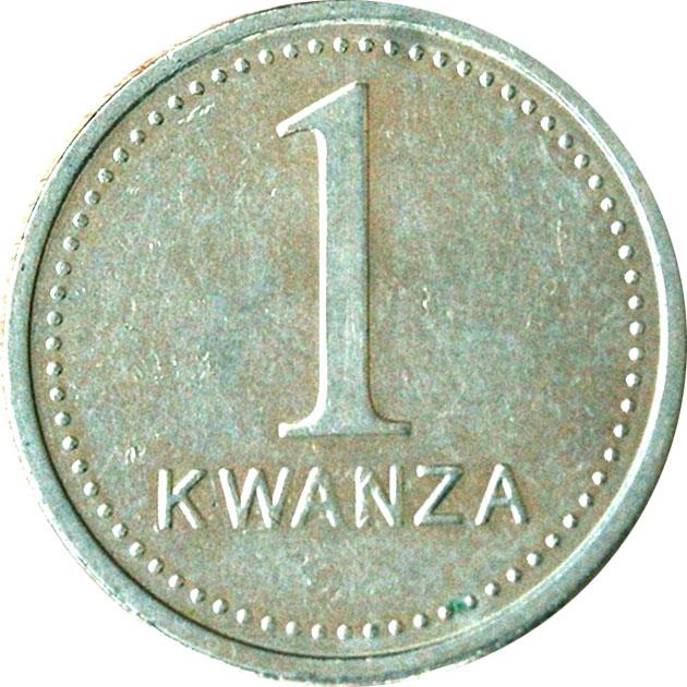 Angola | 1 Kwanza Coin | Gear | Wreath | KM:97 | 1999