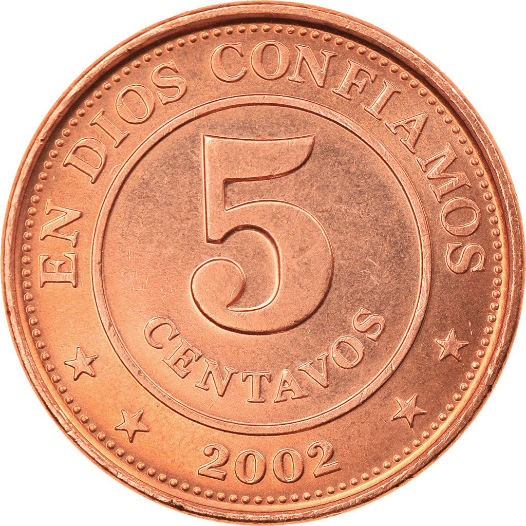 Nicaragua Coin Nicaraguan 5 Centavos Coin | KM97 | 2002