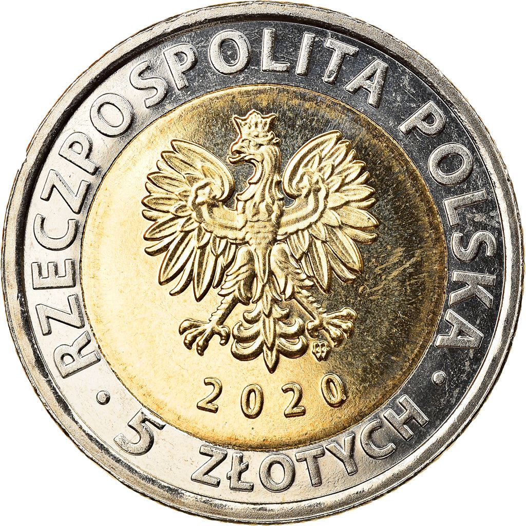 Polen | 5 Zloty Mønt | Sankt Marias Basilika | År:1064 | 2020