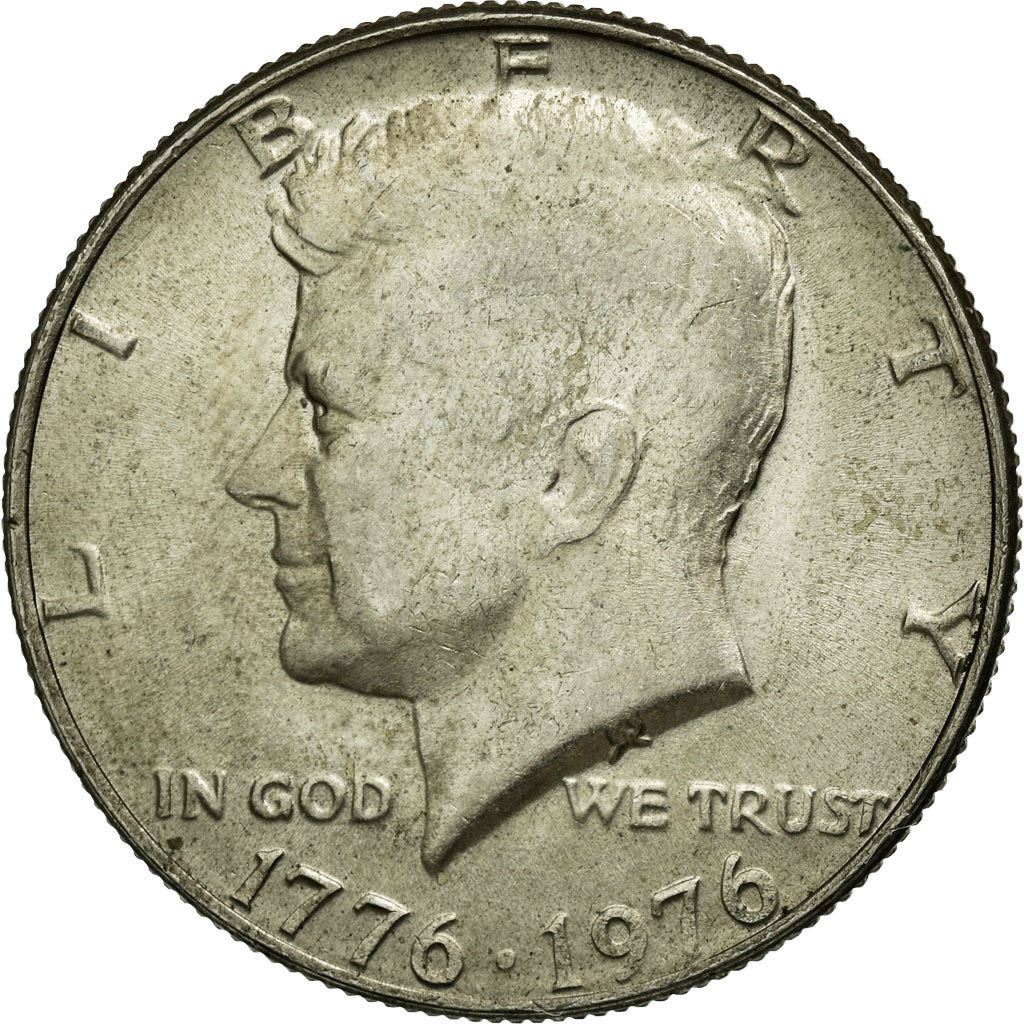 United States | ½ Dollar Coin | Independence Hall | Copper-nickel clad copper | KM:205 | 1976