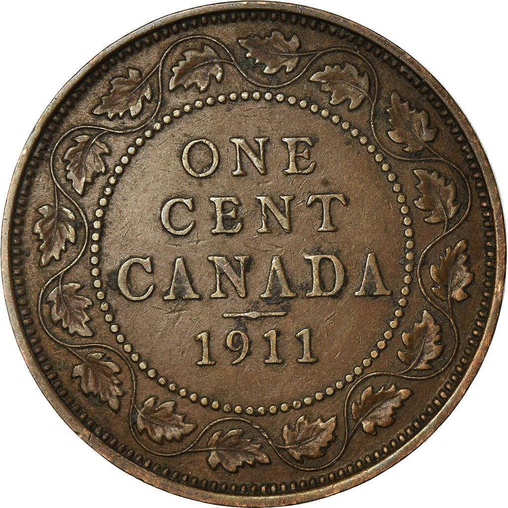 Canada | 1 Cent Coin | Bronze | KM:15 | 1911