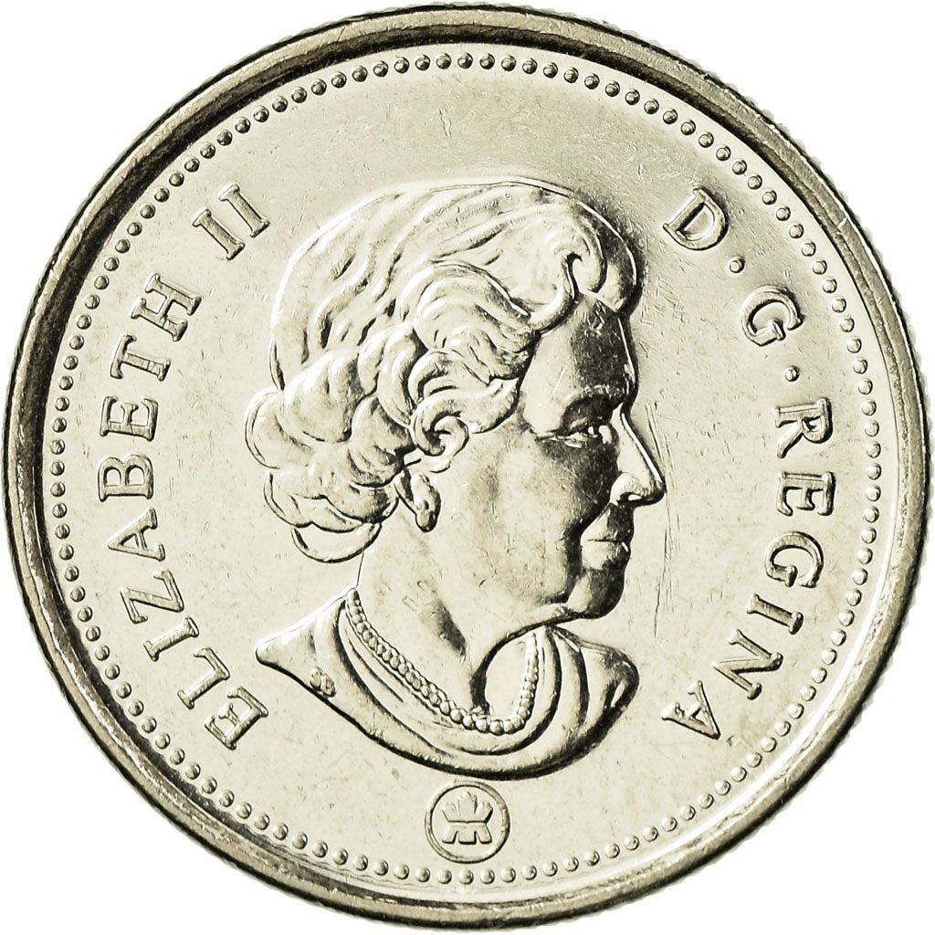 Canada | 25 Cents Coin | Nickel plated steel | KM:493 | 2003-2022