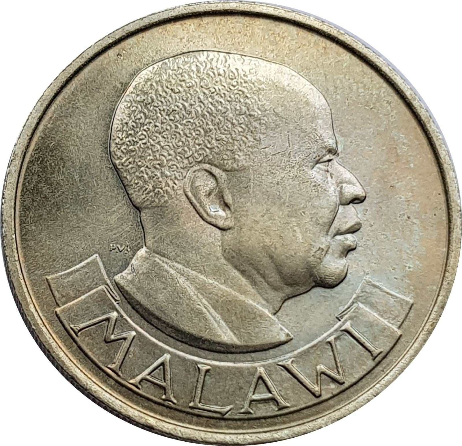 Malavio moneta Malavio | 20 Tambalų | Prezidentas Hastingsas Banda | Dramblys | KM11 | 1971 - 1985