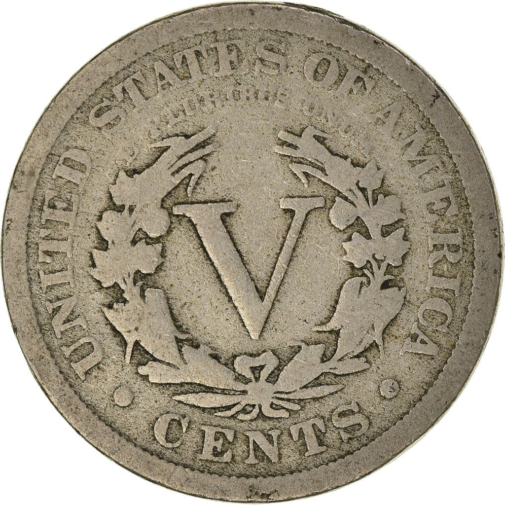United States | 5 Cents Coin | Liberty | Roman Numeral | KM112 | 1883 - 1913