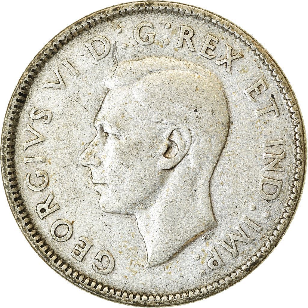 Canada | 25 Cents Coin | Silver | KM:35 | 1937-1947