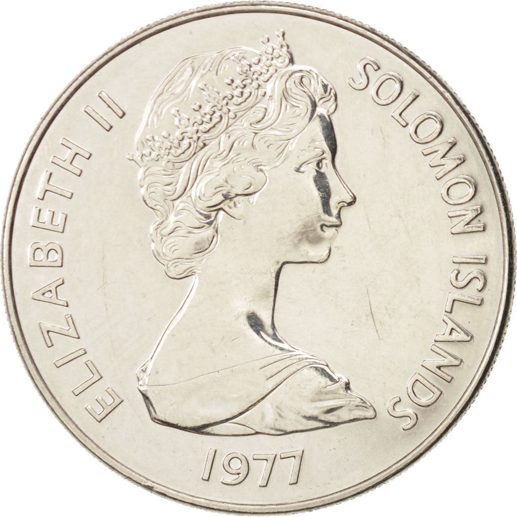 Salomonøerne | 20 Cents Mønt | Elizabeth II | Malaita Vedhæng | Km:5 | 1977 - 1983