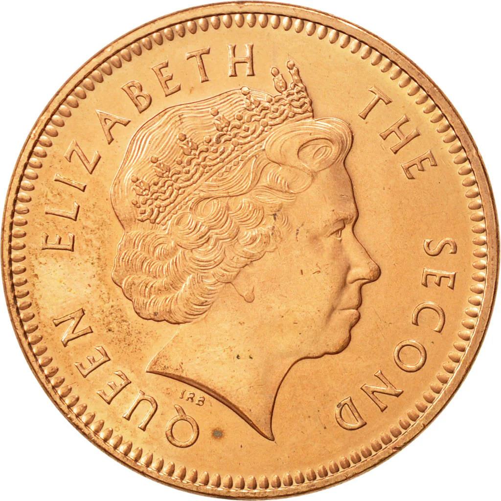 Falkland Islands 2 Pence Coin | 2 Pence Coin | Elizabeth II | Goose | KM131 | 2004 - 2011