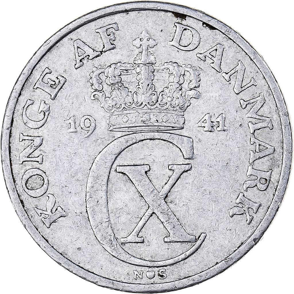 Denmark | 5 Ore Coin | Monogram | Km:834 | 1941