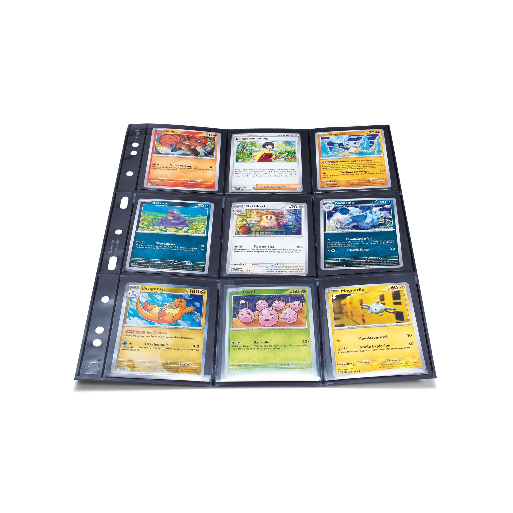 GRANDE Pocket Sheets for Ring Binders | Packs of 5 | Different Pocket Configurations | 2 Colors Available