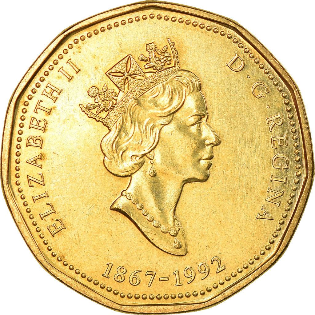 Canada | 1 Dollar Coin | Parliament | Bronze plated nickel | KM:218 | 1992