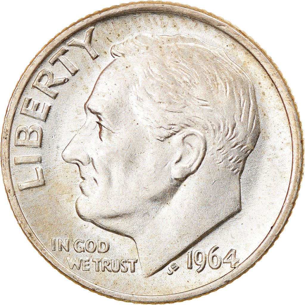 Vereinigte Staaten | 1 Dime Münze | Franklin D. Roosevelt | KM:195 | 1946 - 1964