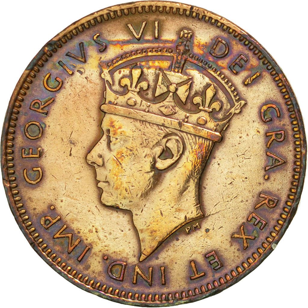 Newfoundland | 1 Cent Coin | Purple pitcher plant | Km:18 | 1938 - 1947