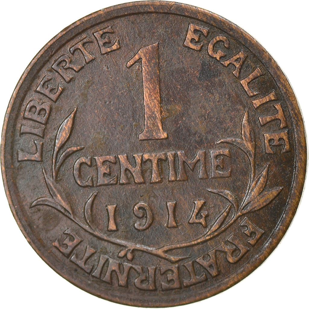 French 1 Centime Coin | Third Republic | KM840 | France | 1898 - 1920