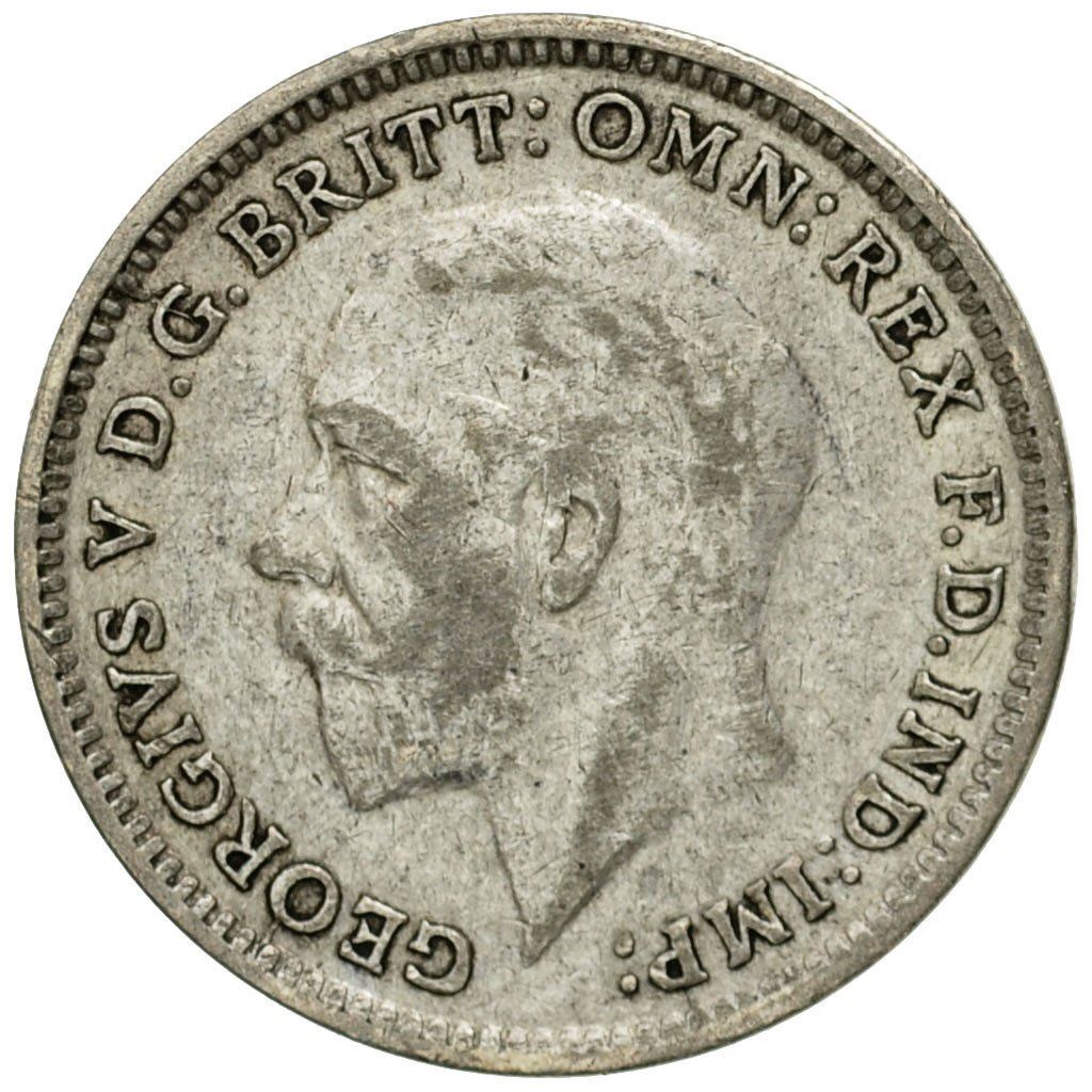 United Kingdom | 3 Pence Coin | George V | KM:813a | 1920 - 1927