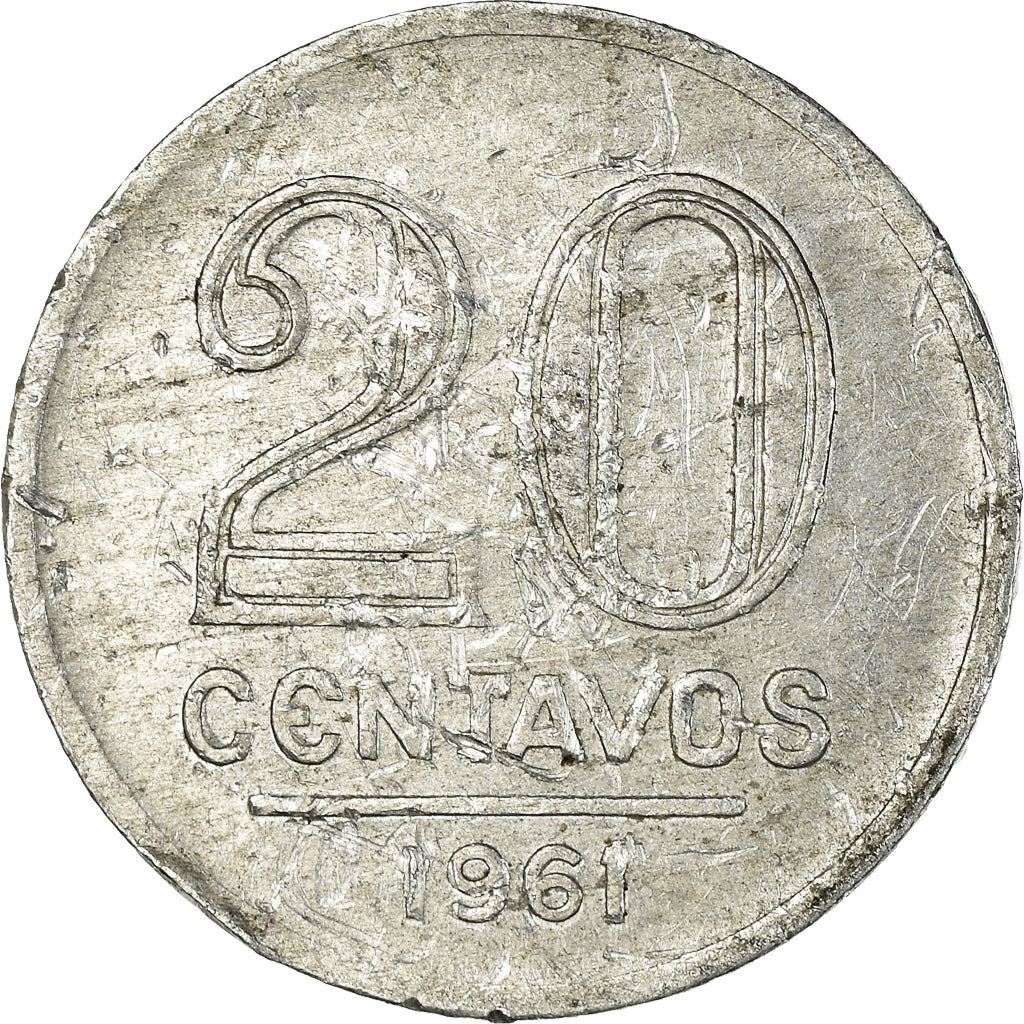 Brazil | 20 Centavos Coin | Star | Km:565 | 1956 - 1961