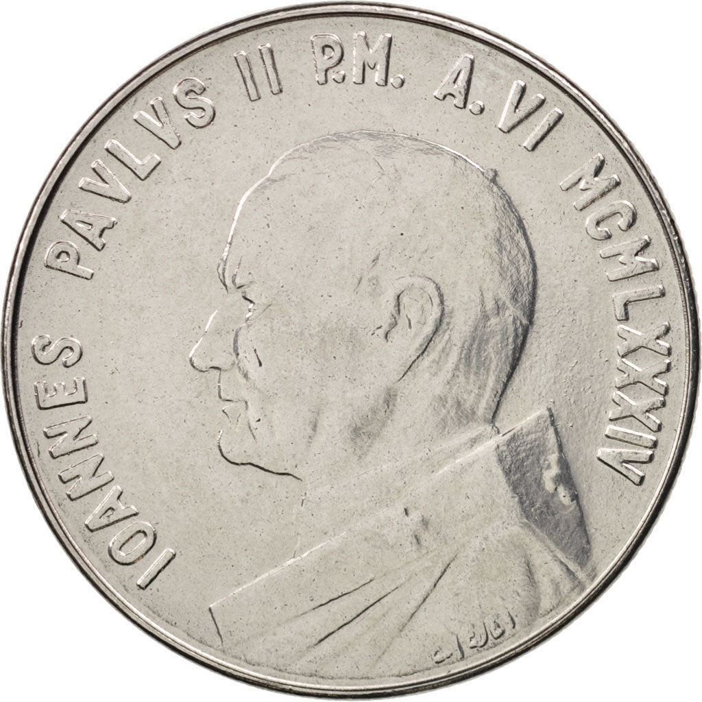 Vatican City | 100 Lire Coin | Lamb | Km:180 | 1984