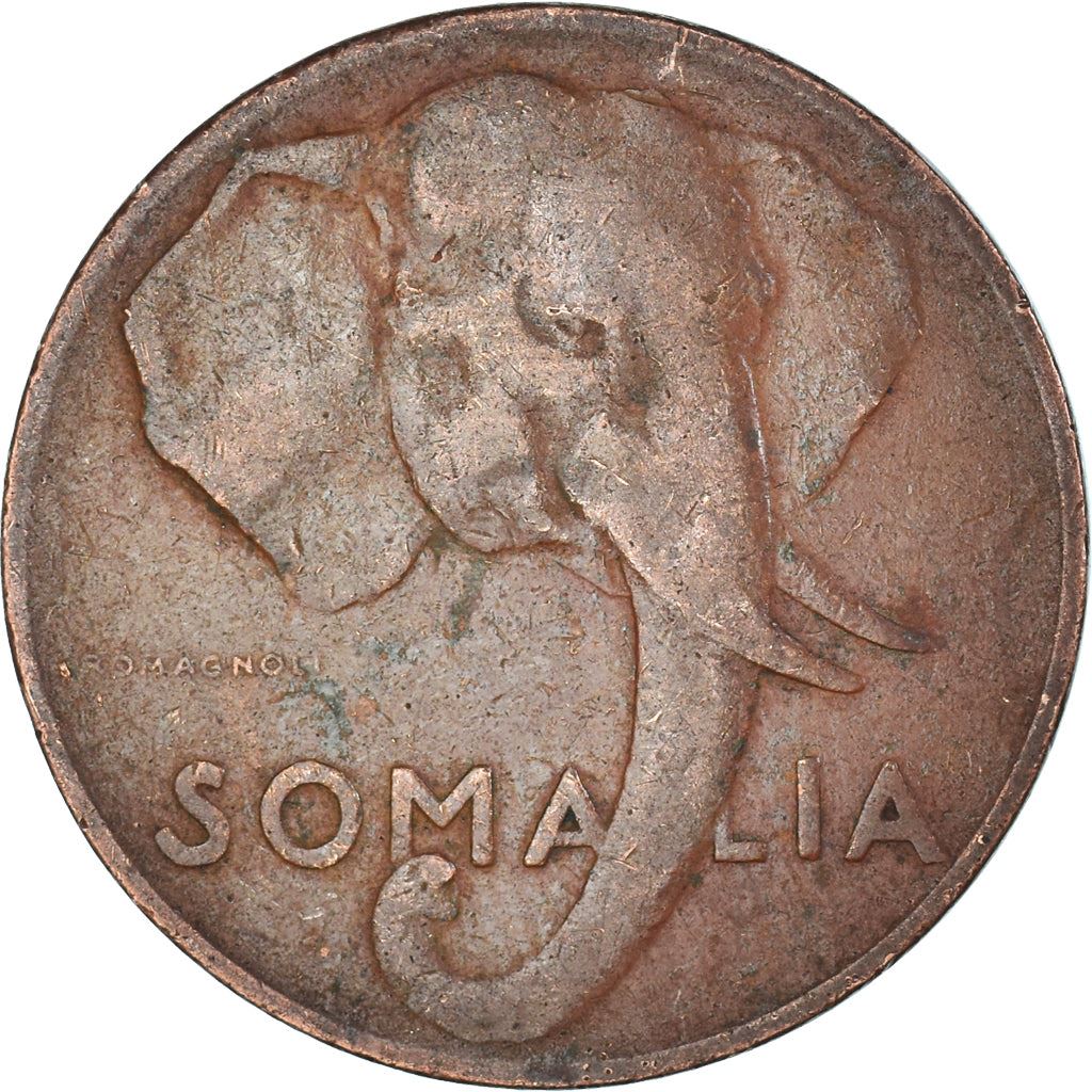 Somalia | 10 Centesimi Coin | Elephant | Km:3 | 1950