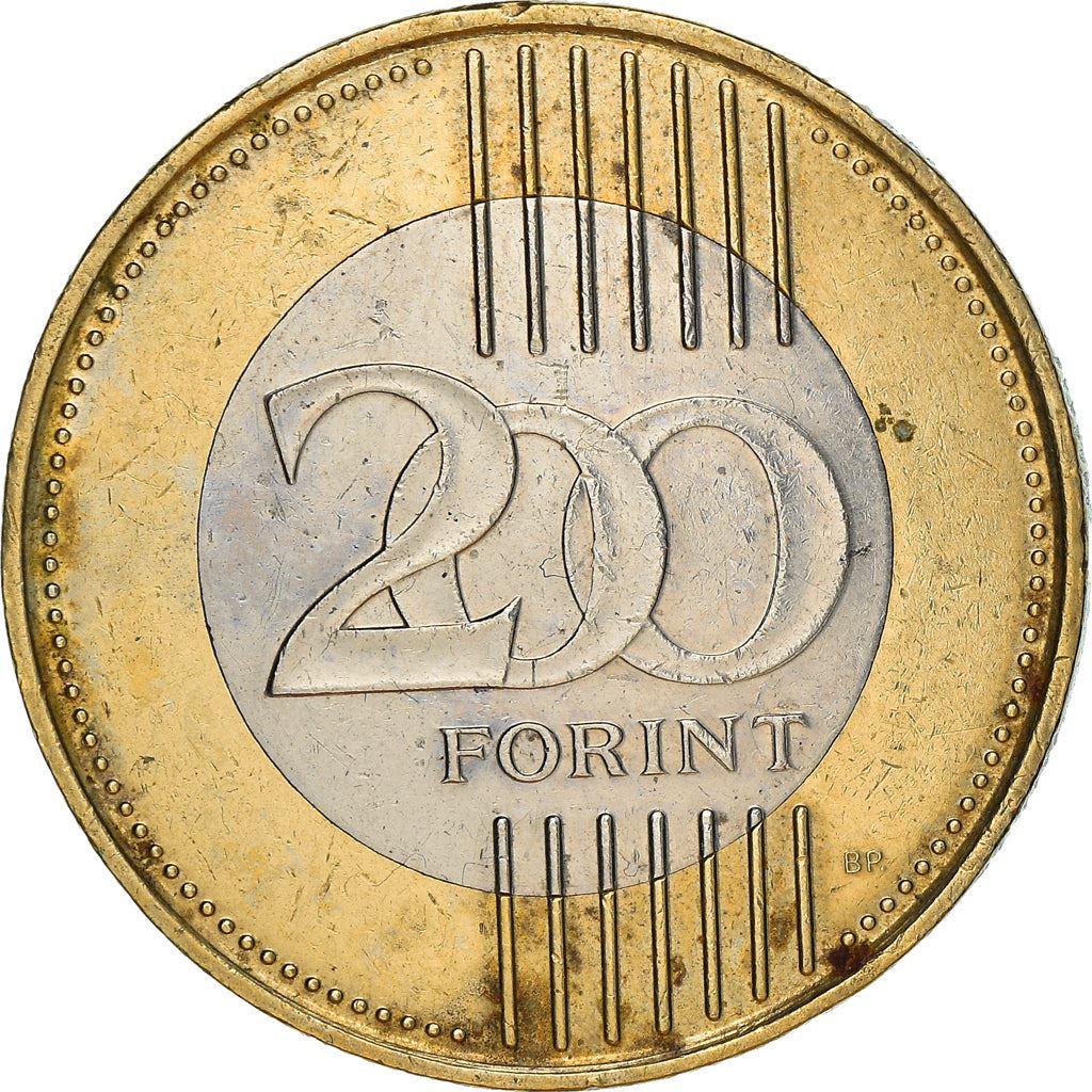 Hungary 200 Forint Coin | Szechenyi Chain Bridge | Budapest | KM826 | 2009 - 2011