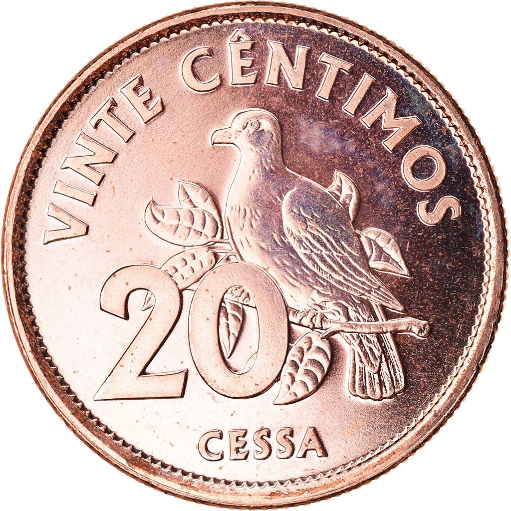 Sao Tome and Principe | 20 Centimos Coin | Cessa bird | 2017