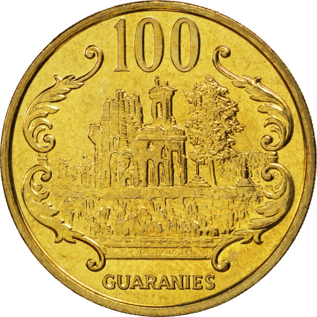 Paraguay | 100 Guaranies Coin | José Eduvigis Díaz | KM:177a | 1993 - 2005