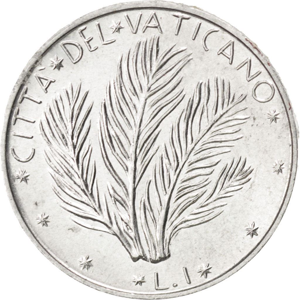 Vatican City | 1 Lira Coin | FAO | Aluminium | KM:116 | 1970-1977