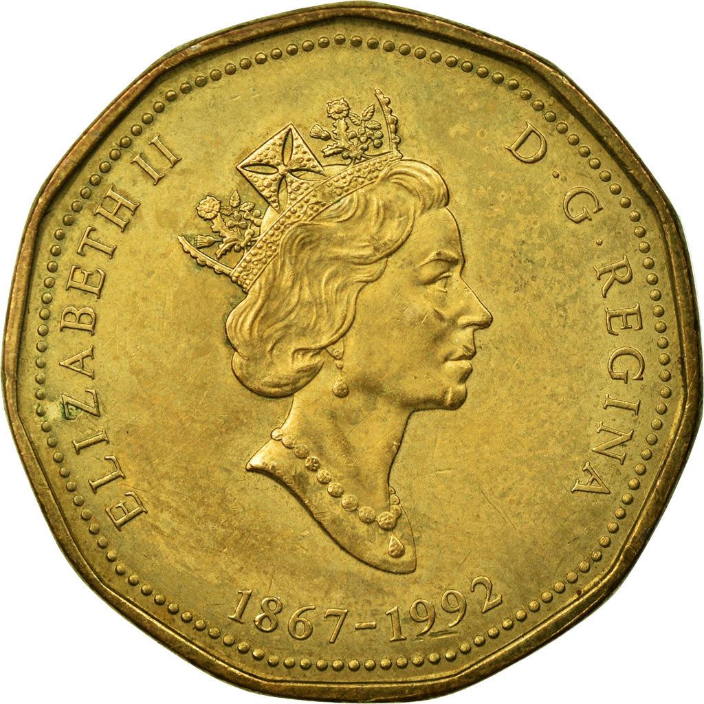 Canada | 1 Dollar Coin | Parliament | Bronze plated nickel | KM:218 | 1992