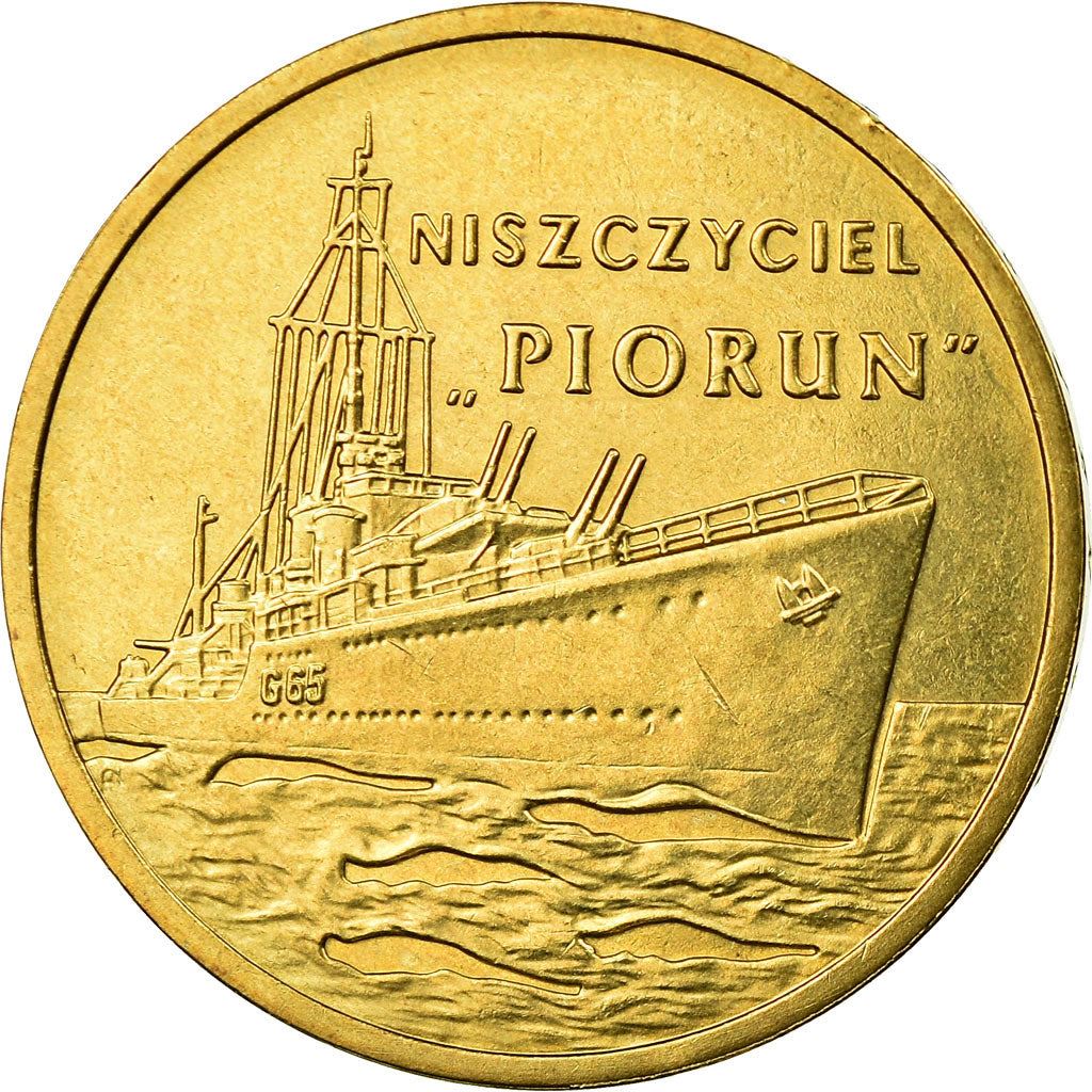 Poland | 2 Zlotys Coin | Lekki krążownik | Y:841 | 2012