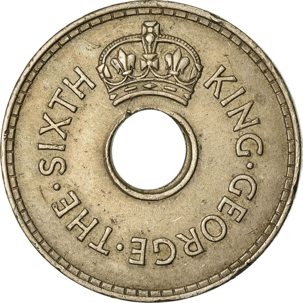 Fiji | 1 Penny Coin | Crown | Km:17 | 1949 - 1952
