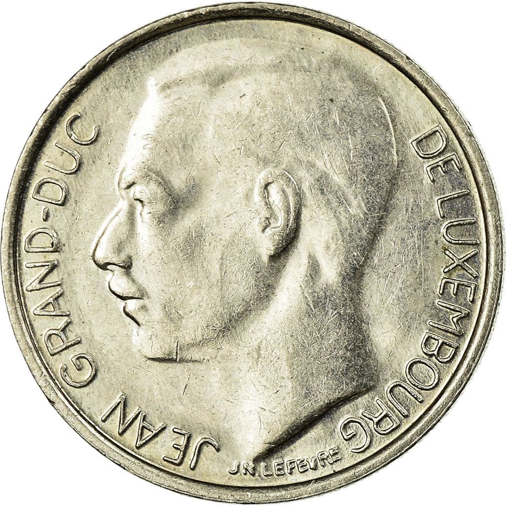 Luxembourg | 1 Franc Coin | Grand Duke Jean | Copper-nickel | KM:59 | 1986-1987