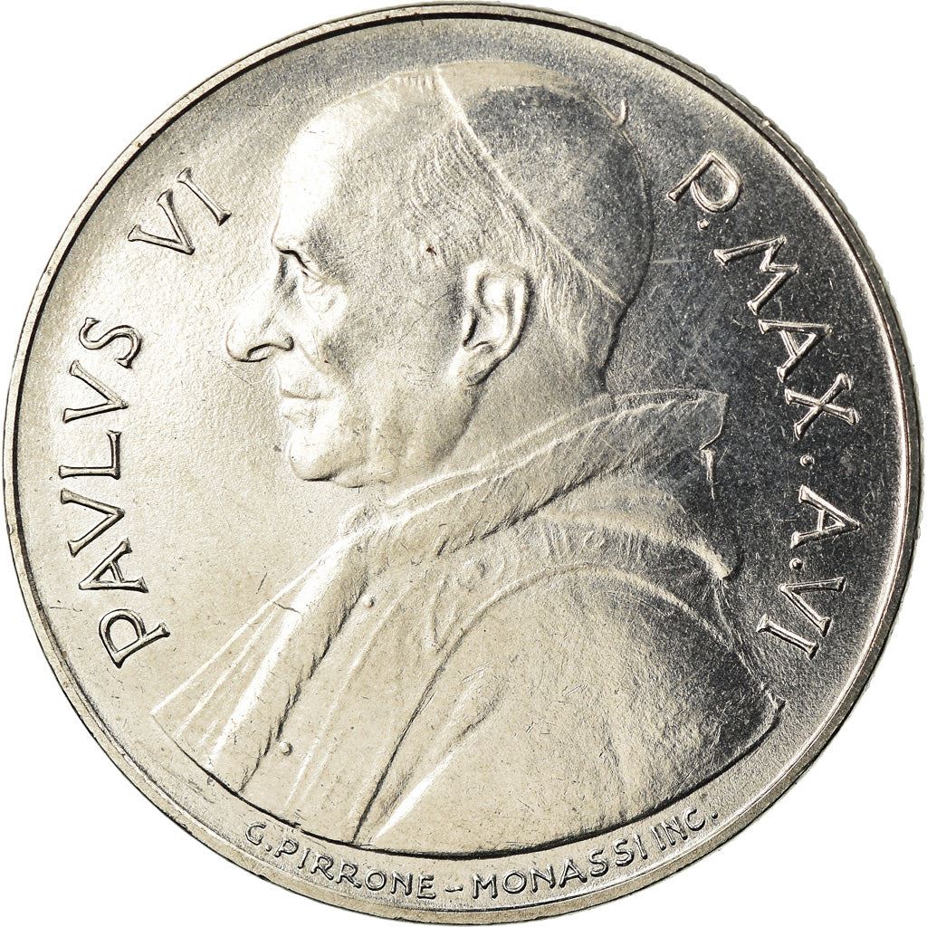 Vatican City | 100 Lire Coin | FAO | Km:106 | 1968