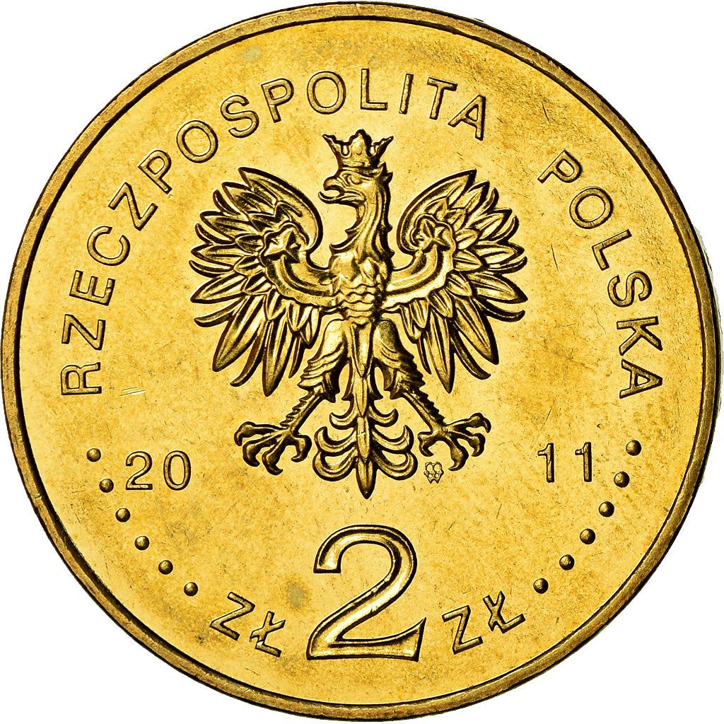 Poland | 2 Zlotys Coin | Łódź | Y:804 | 2011