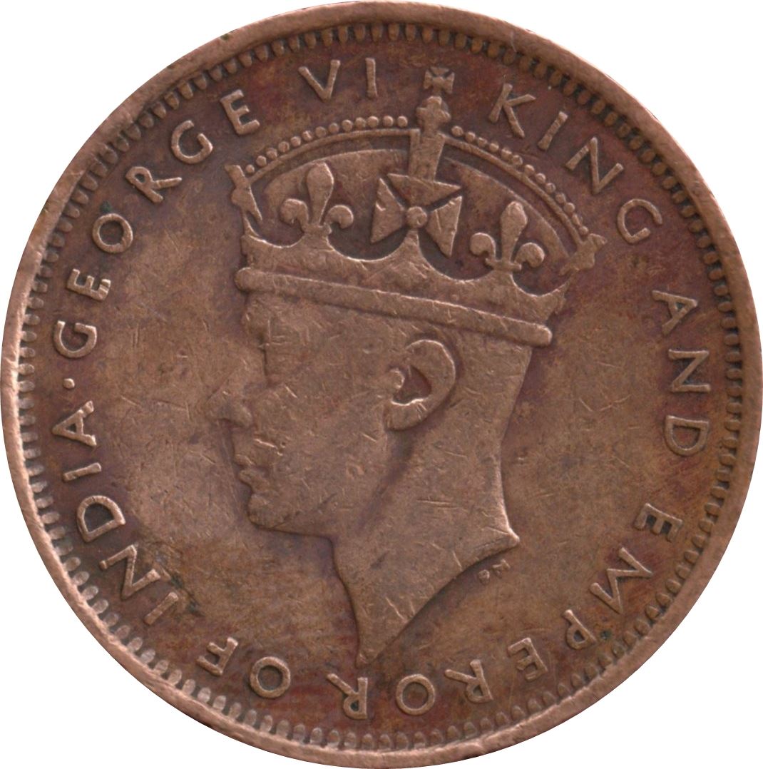 Mauritius 2 Cents - King George VI | KM22 | 1943 - 1947