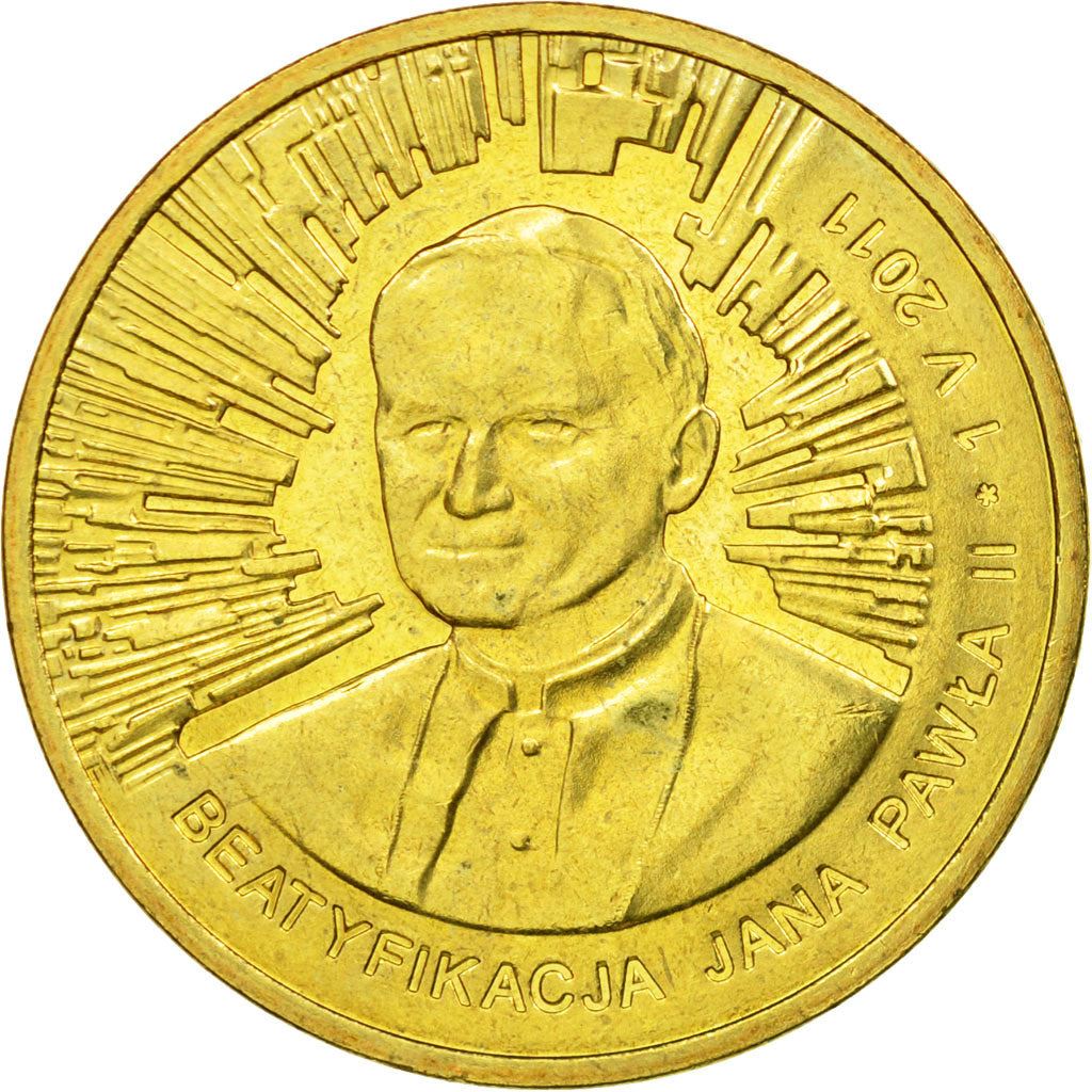 Poland | 2 Zlotys Coin | John Paul II | Y:772 | 2011