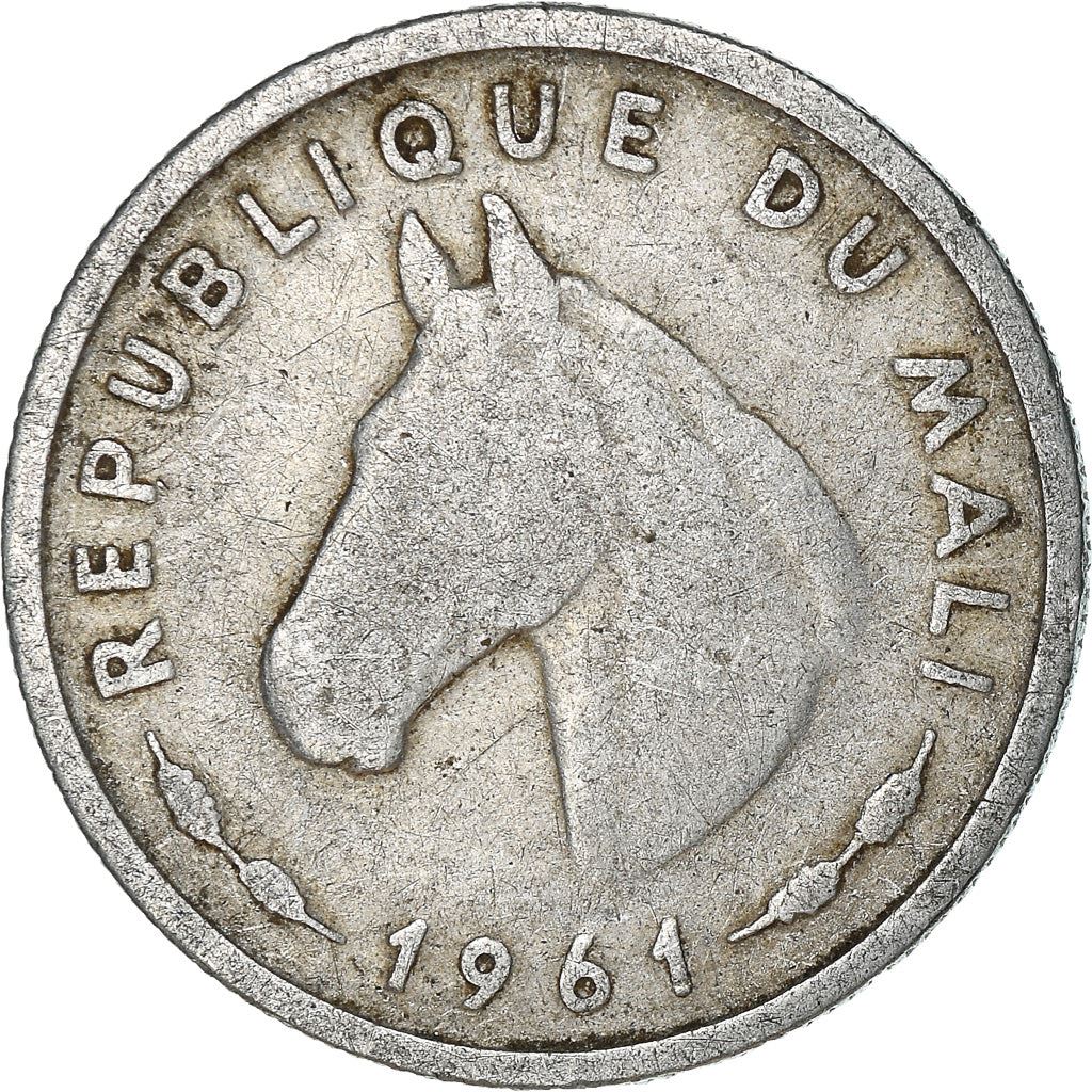 Mali | 10 Francs Maliens Coin | Horse | Km:3 | 1961