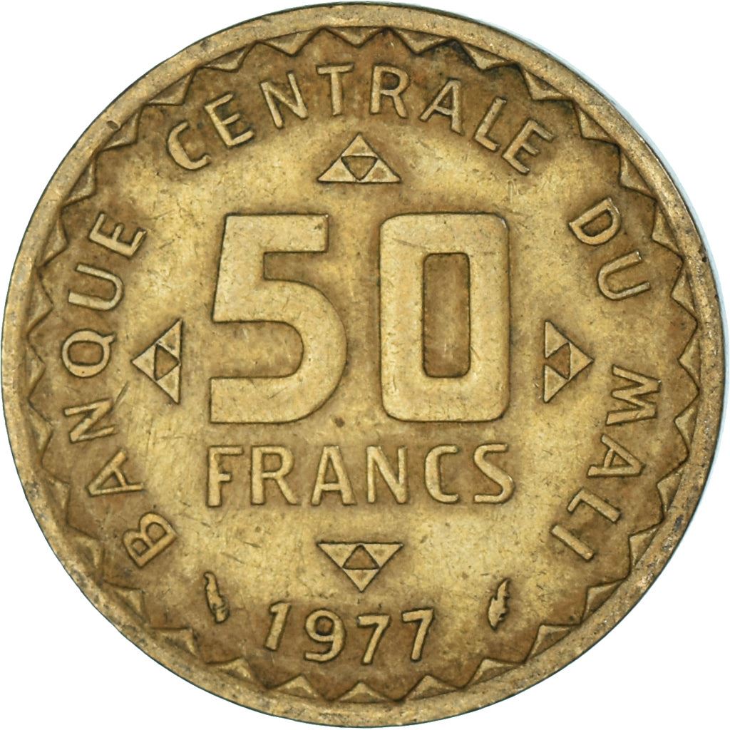 Mali | 50 Francs Coin | FAO | Km:9 | 1975 - 1977