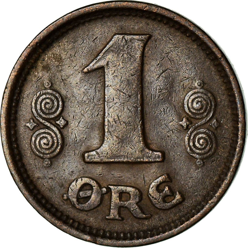 Denmark | 1 Ore Coin | Monogram | Km:812 | 1913 - 1923