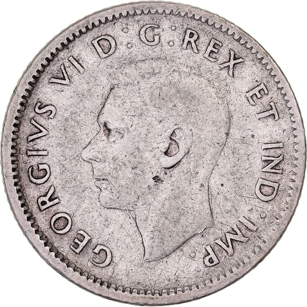 Canada | 10 Cents Coin | Silver | KM:34 | 1937-1947