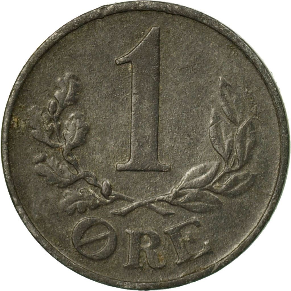 Denmark | 1 Ore Coin | Monogram | Km:832 | 1941 - 1946