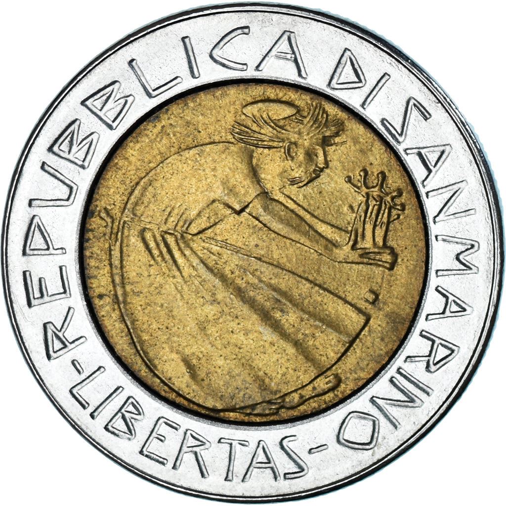 San Marino | 500 Lire Coin | Redemption from drugs | Km:181 | 1985